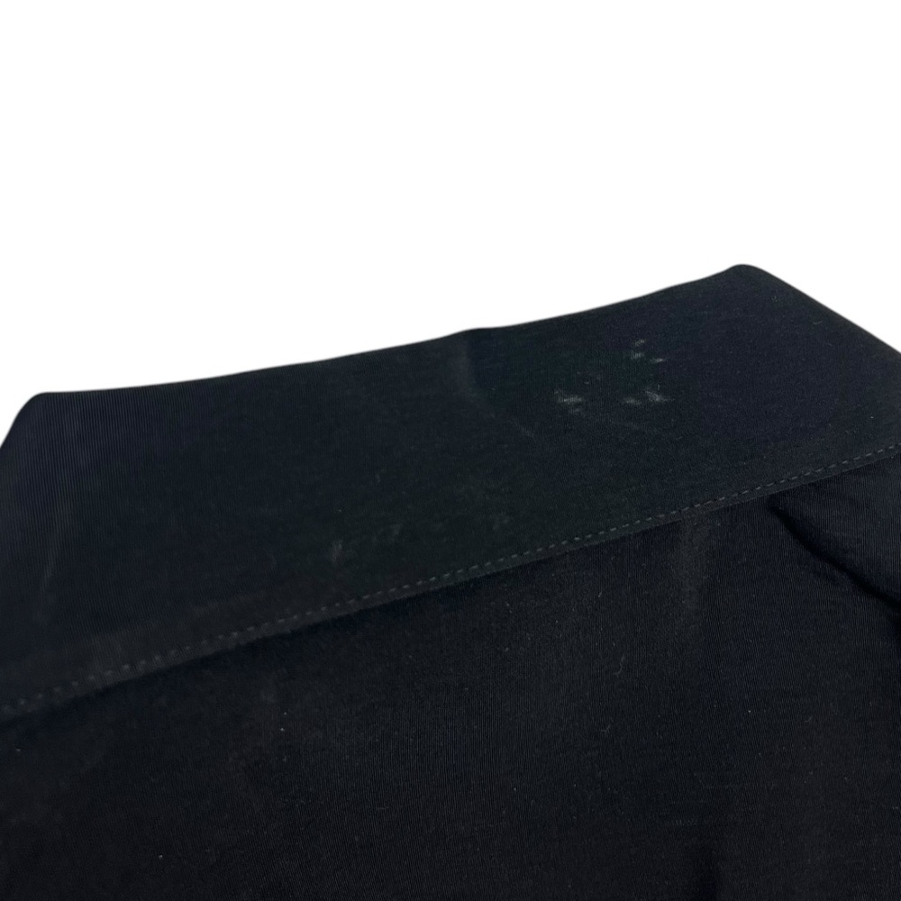 Dragonfly Mens Large Shirt Button Front Black Embroidered Skull Flag Vintage - Picture 12 of 14